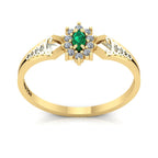 Anel de Formatura de Fisioterapia Lovely Ouro 18k
