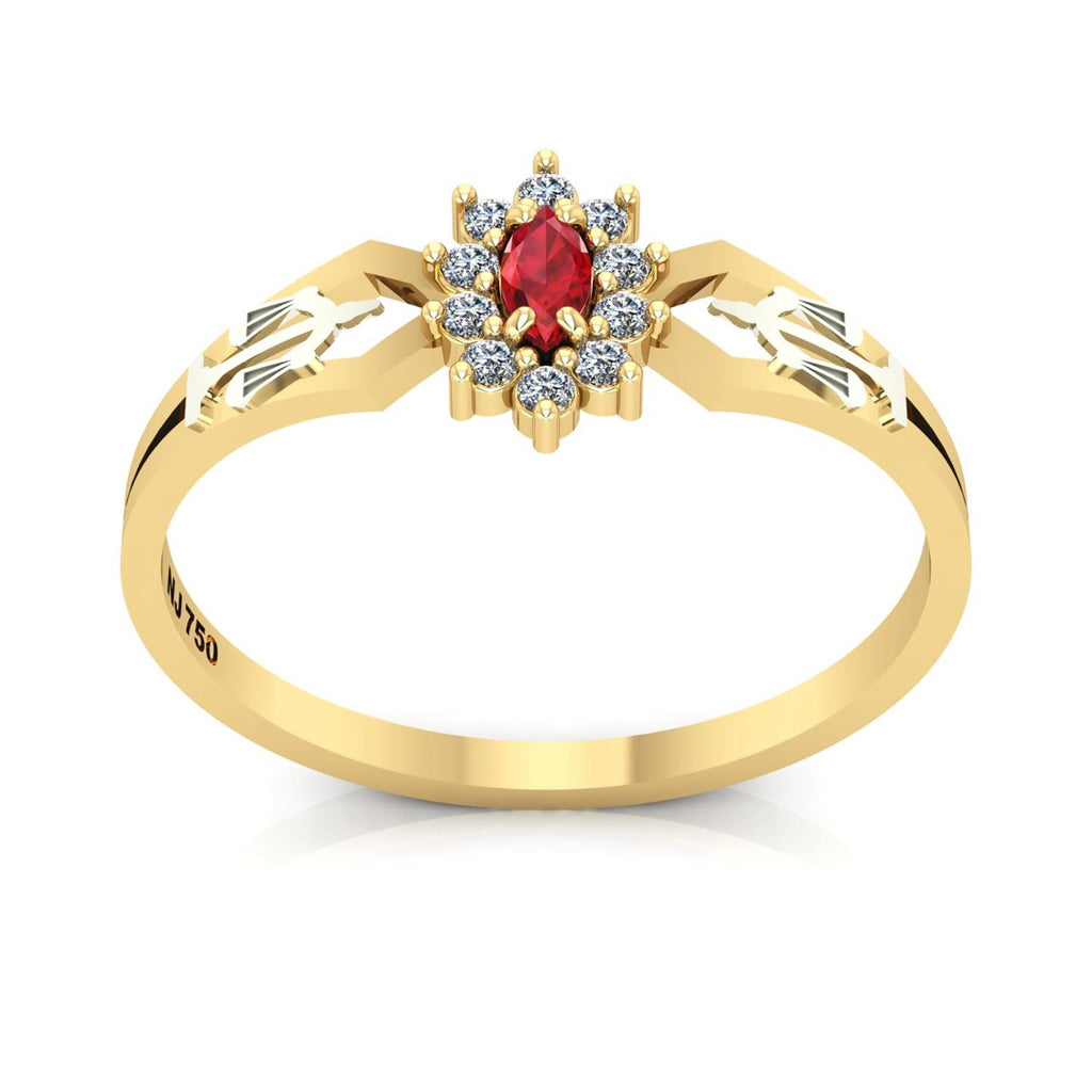 Anel de Formatura de Direito Lovely Ouro 18k