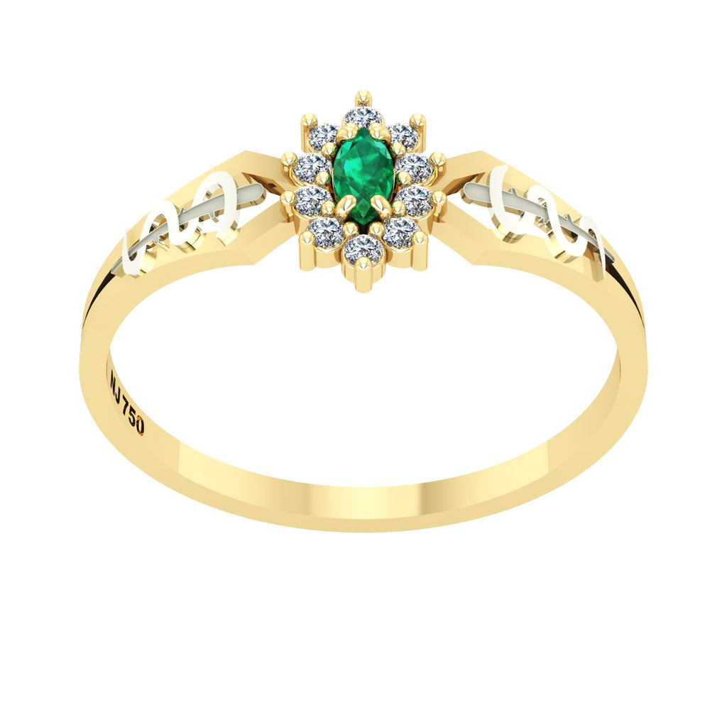 Anel de Formatura de Medicina Lovely Ouro 18k