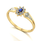 Anel de Formatura de Pedagogia Lovely Ouro 18k