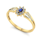 Anel de Formatura de Psicologia Lovely Ouro 18k