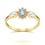Anel de Formatura de Biologia Lovely Ouro 18k