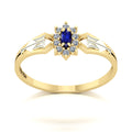 Anel de Formatura de Recursos Humanos Lovely Ouro 18k