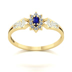 Anel de Formatura de Fonoaudiologia Lovely Ouro 18k