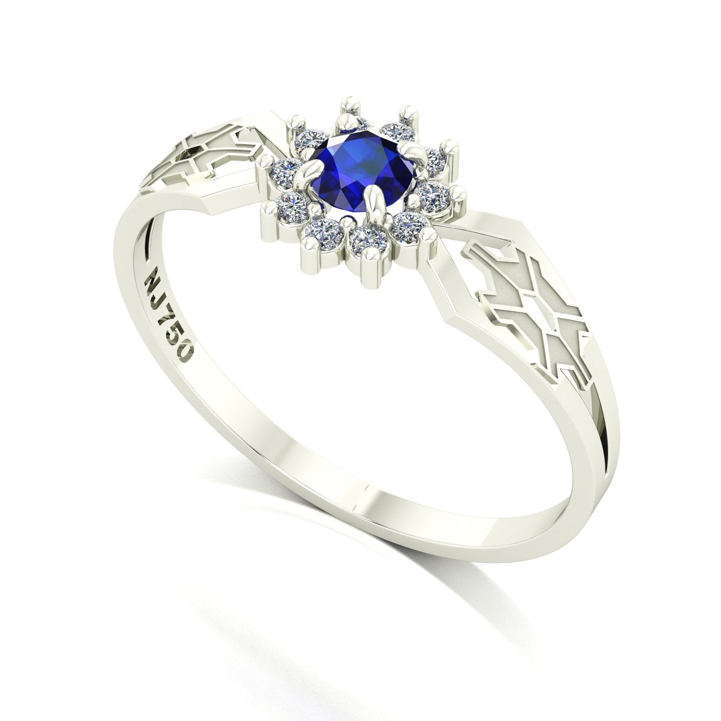 Anel de Formatura de Engenharia Agronômica Lovely II Ouro 18k Personalizado