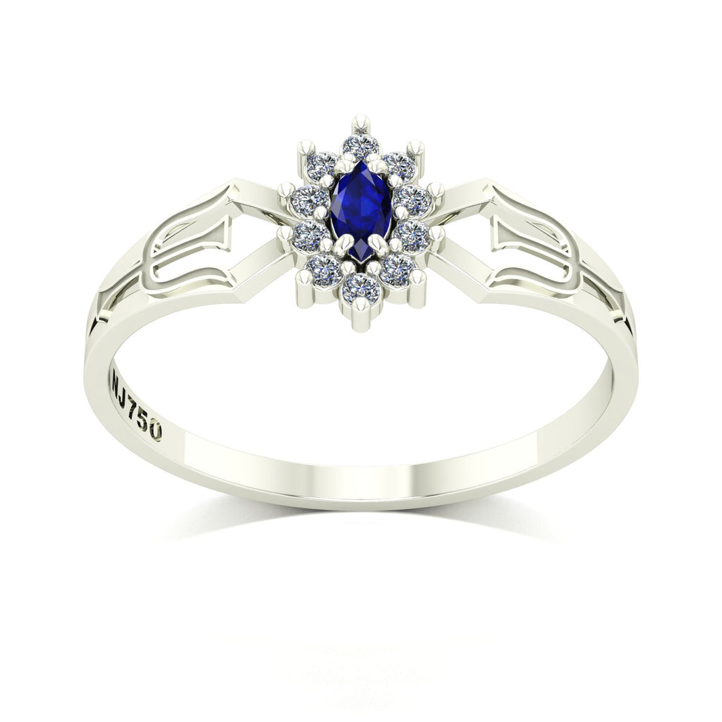 Anel de Formatura de Psicologia Lovely Ouro 18k