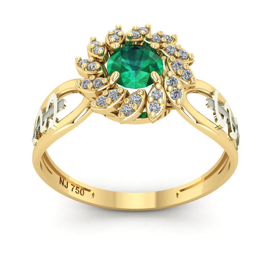 Anel de Formatura de Medicina Magnus Flos II Ouro 18k