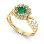 Anel de Formatura de Veterinária Magnus Flos II Ouro 18k