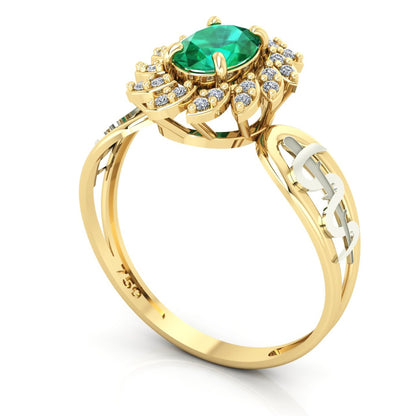 Anel de Formatura de Medicina Magnus Flos II Ouro 18k