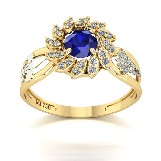 Anel de Formatura de Pedagogia Magnus Flos II Ouro 18k