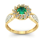 Anel de Formatura de Veterinária Magnus Flos II Ouro 18k