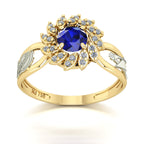 Anel de Formatura de Engenharia de Produção Magnus Flos II Ouro 18k