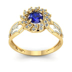 Anel de Formatura de Psicologia Magnus Flos II Ouro 18k