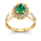 Anel de Formatura de Enfermagem Magnus Flos Ouro 18k