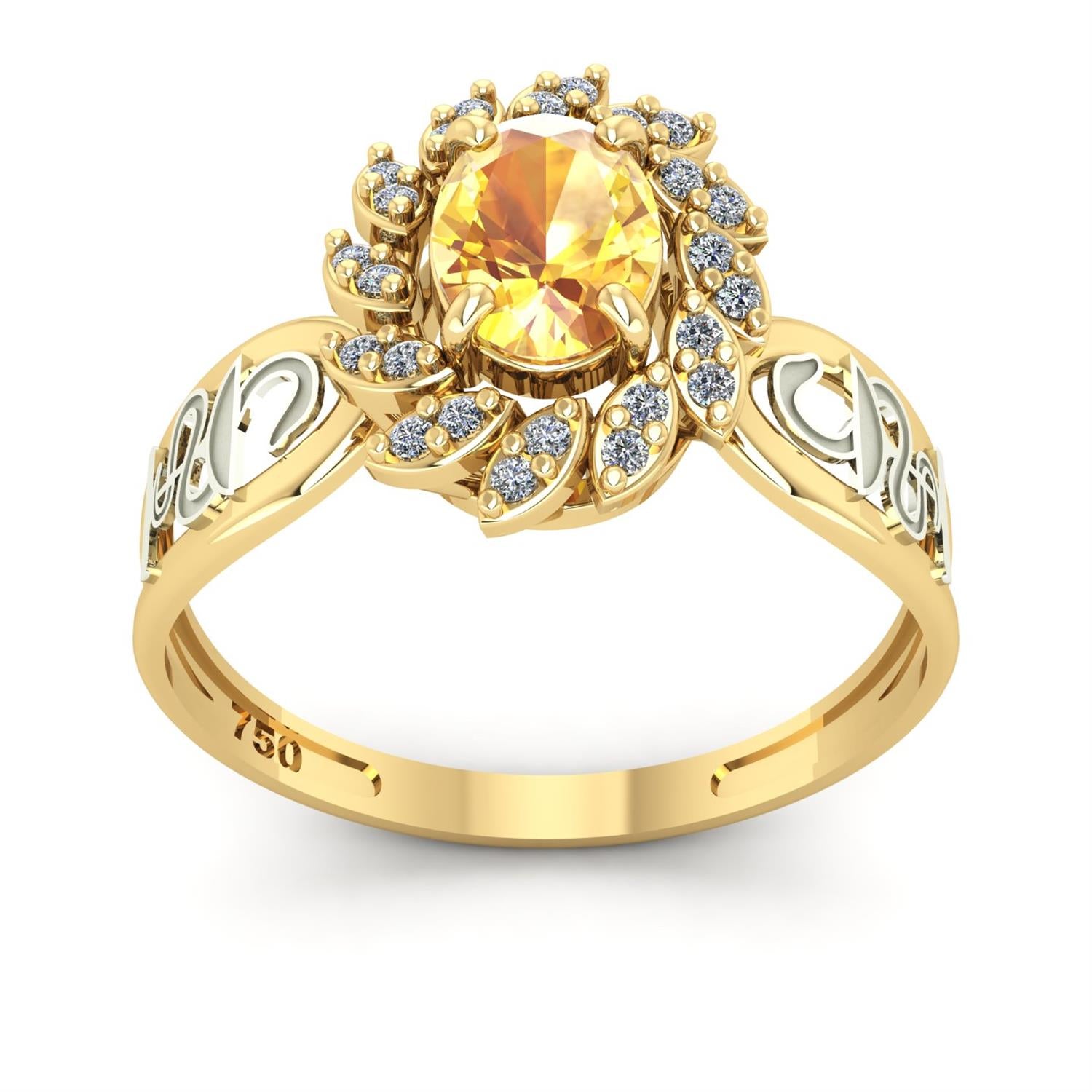 Anel de Formatura de Farmácia Magnus Flos Ouro 18k