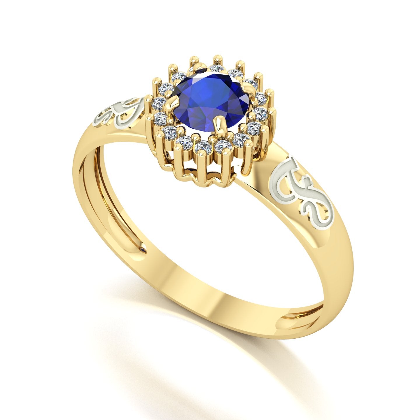 Anel de Formatura de Fonoaudiologia Majestic Ouro 18k
