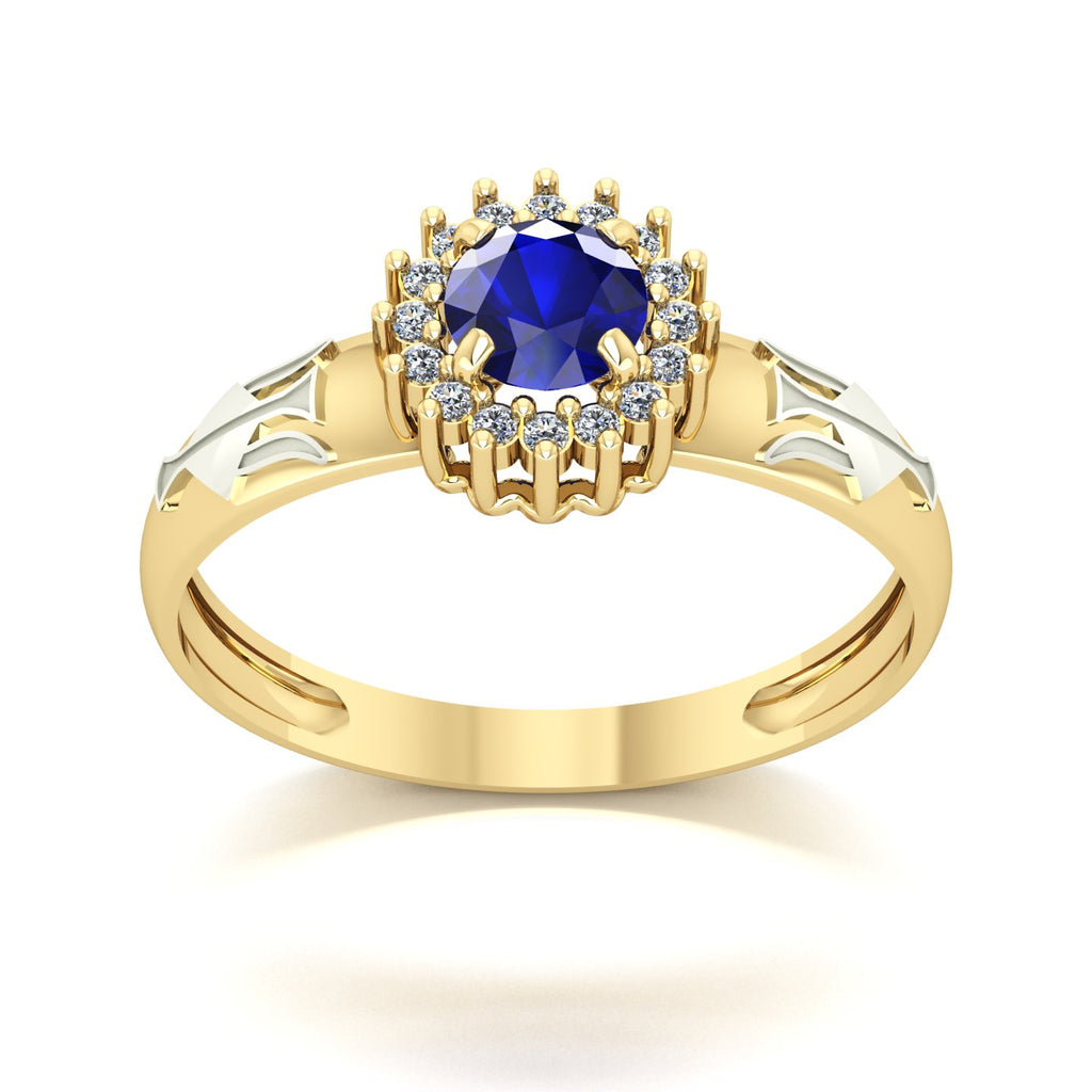 Anel de Formatura de Recursos Humanos Majestic Ouro 18k