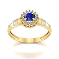 Anel de Formatura de Recursos Humanos Majestic Ouro 18k