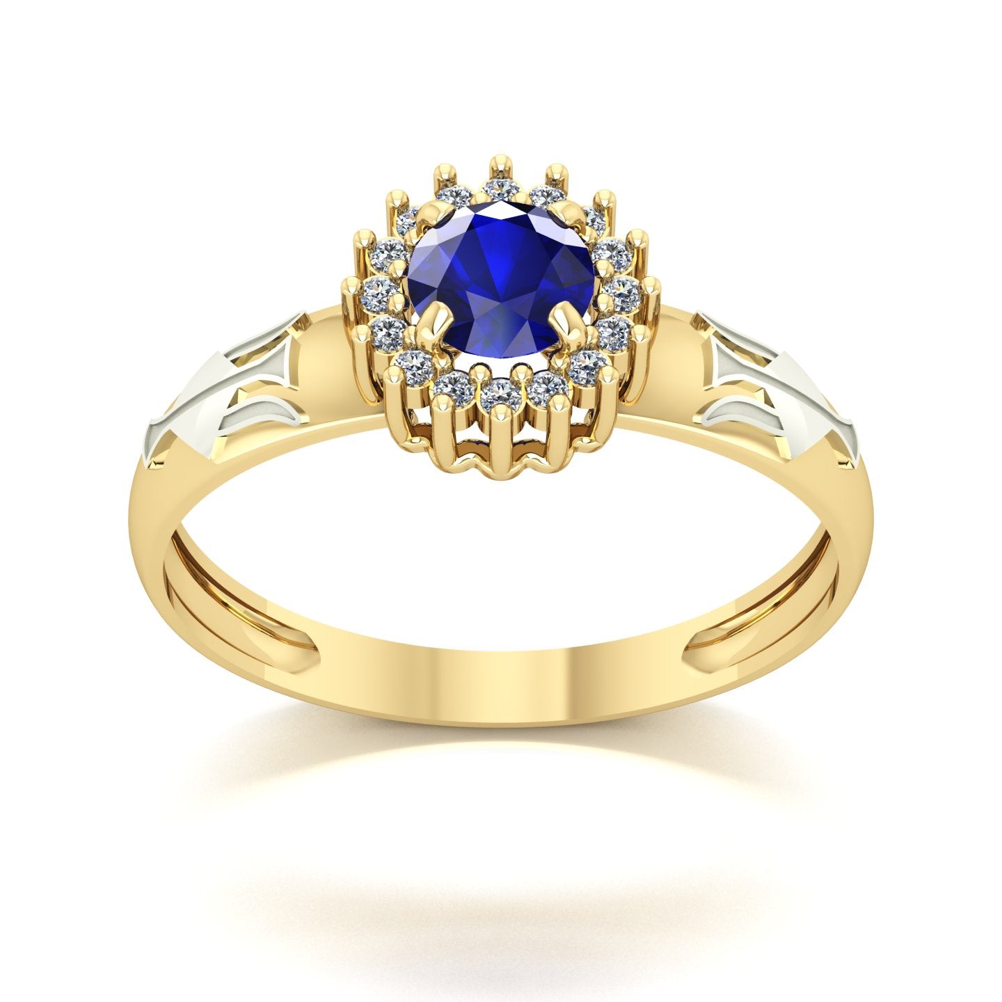 Anel de Formatura de Recursos Humanos Majestic Ouro 18k