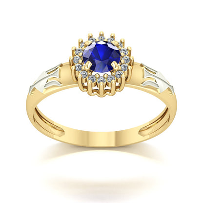 Anel de Formatura de Recursos Humanos Majestic Ouro 18k