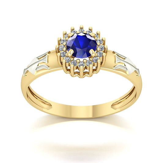 Anel de Formatura de Recursos Humanos Majestic Ouro 18k