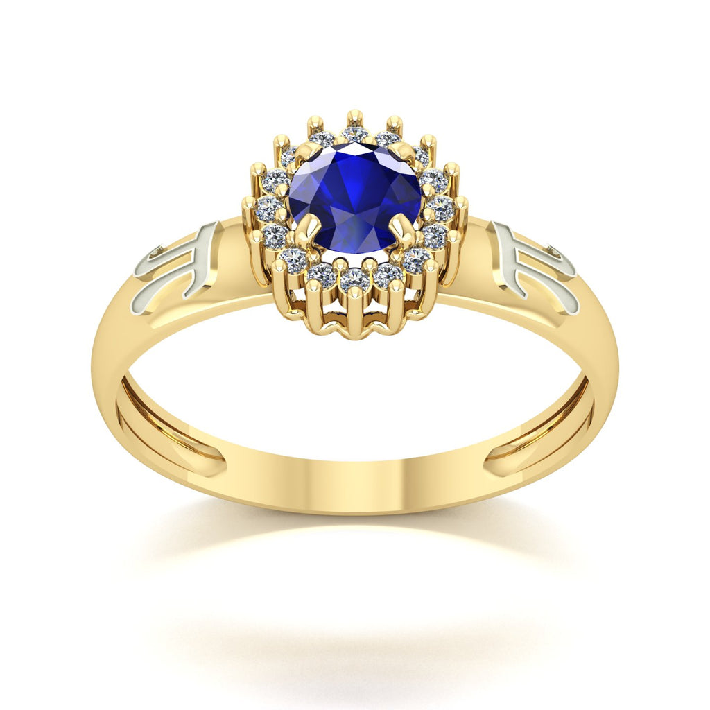 Anel de Formatura de Matemática Majestic Ouro 18k