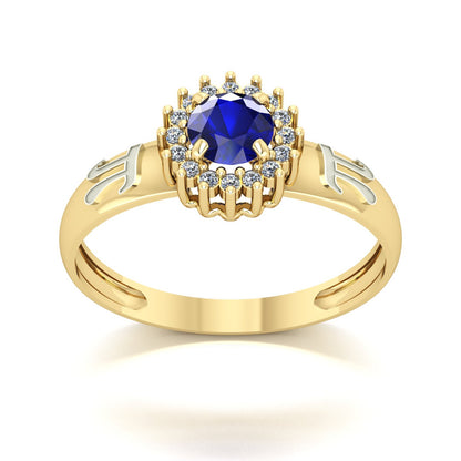 Anel de Formatura de Matemática Majestic Ouro 18k