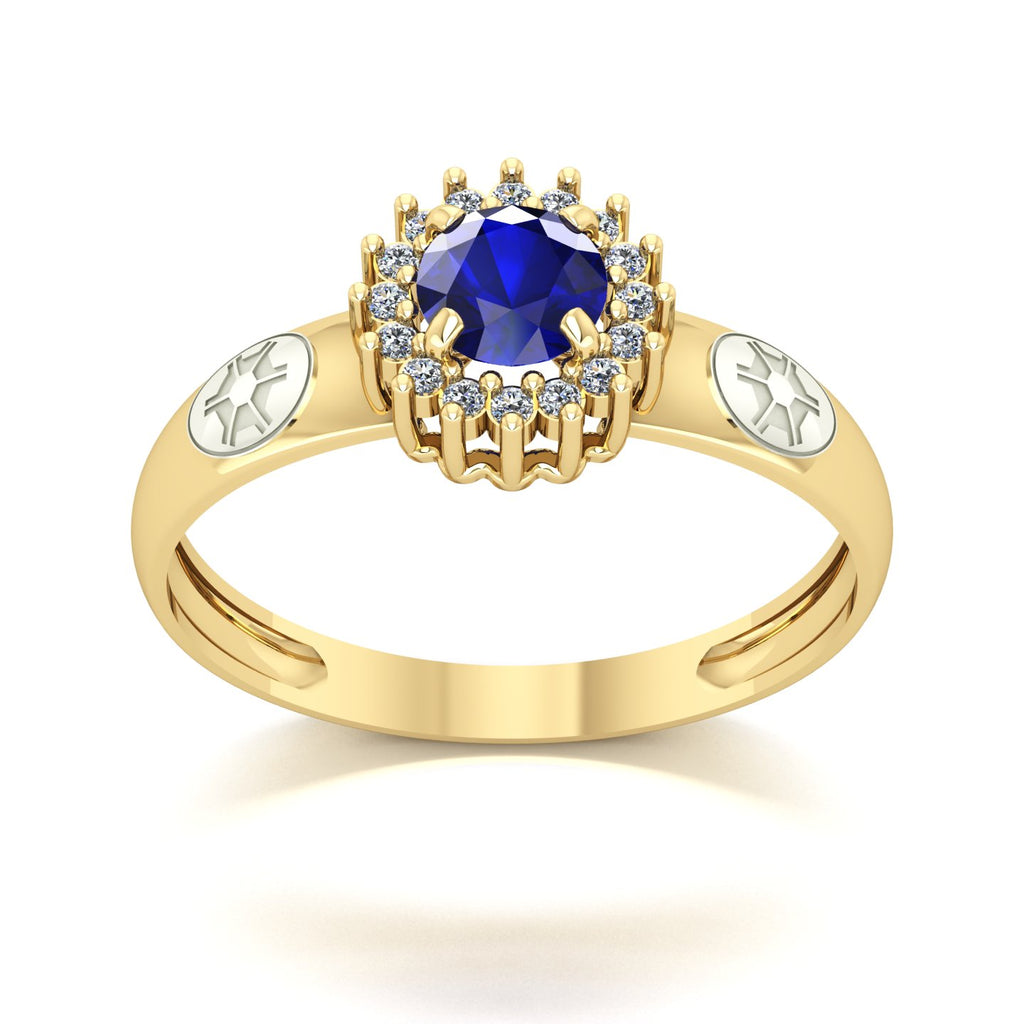 Anel de Formatura de Engenharia Agronômica Majestic Ouro 18k