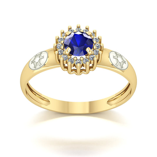 Anel de Formatura de Engenharia Agronômica Majestic Ouro 18k