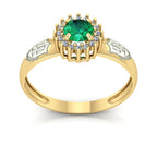 Anel de Formatura de Nutrição Majestic Ouro 18k