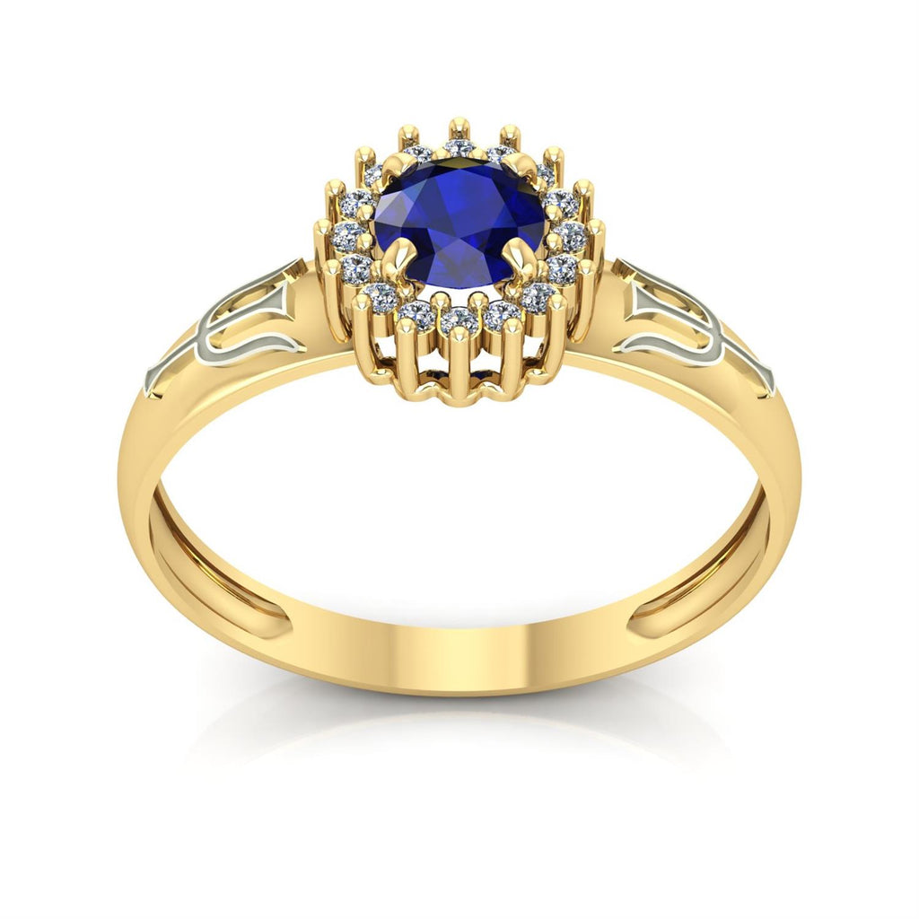 Anel de Formatura de Psicologia Majestic Ouro 18k