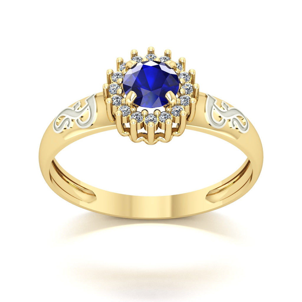 Anel de Formatura de Fonoaudiologia Majestic Ouro 18k