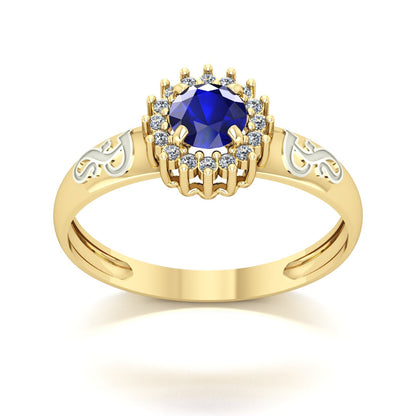 Anel de Formatura de Fonoaudiologia Majestic Ouro 18k