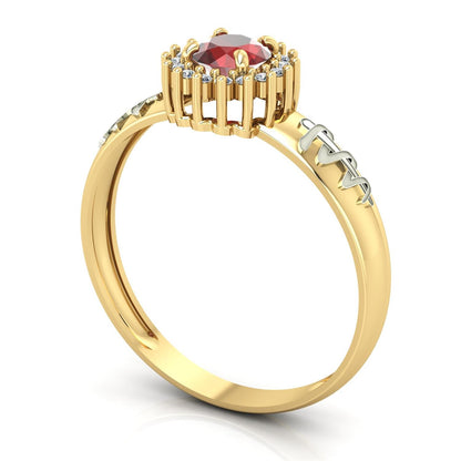 Anel de Formatura de Odontologia Majestic Ouro 18k