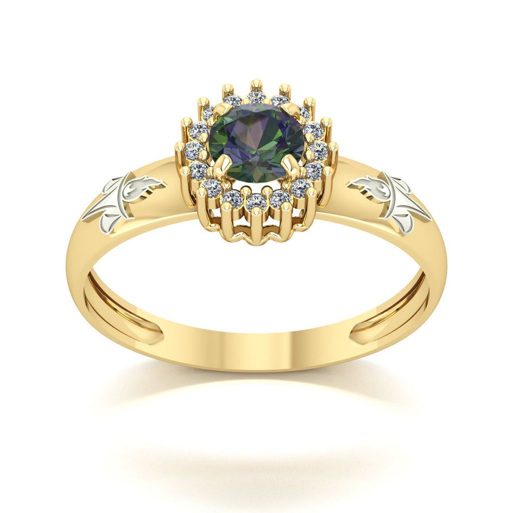 Anel de Formatura de Serviço Social Majestic Ouro 18k