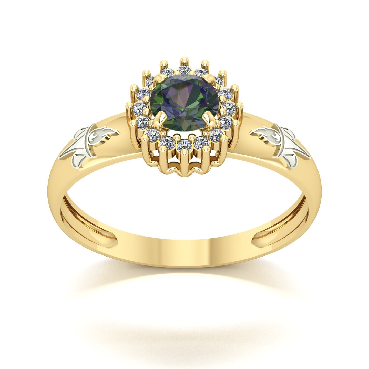Anel de Formatura de Serviço Social Majestic Ouro 18k