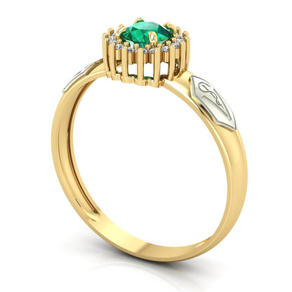 Anel de Formatura de Veterinária Majestic Ouro 18k