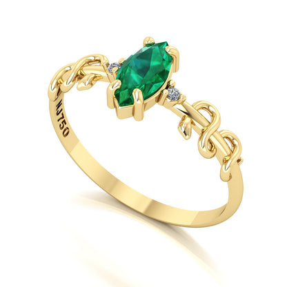 Anel de Formatura Meli Snakes de Medicina Ouro 18k