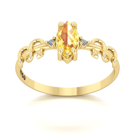 Anel de Formatura Meli Snakes de Farmácia Ouro 18k