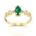 Anel de Formatura Meli Snakes de Medicina Ouro 18k