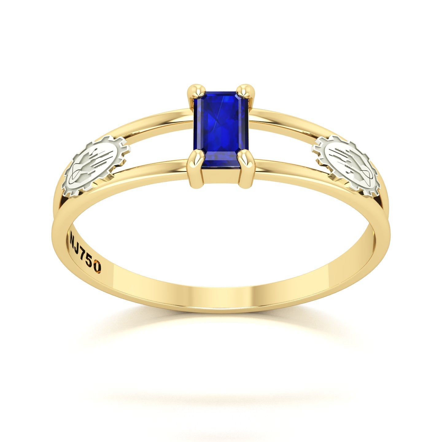 Anel de Formatura de Engenharia Química Nexus Ouro 18k