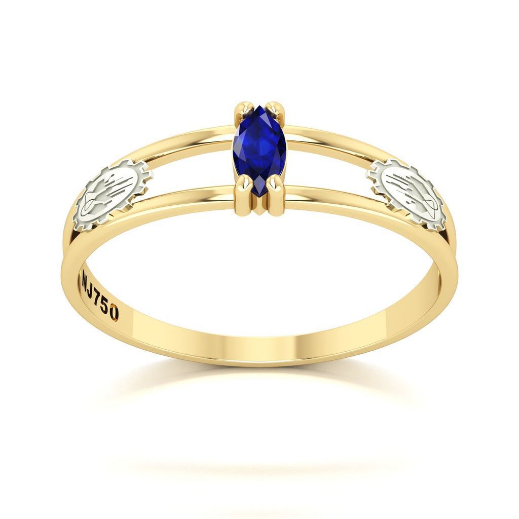 Anel de Formatura de Engenharia Química Nexus II Ouro 18k