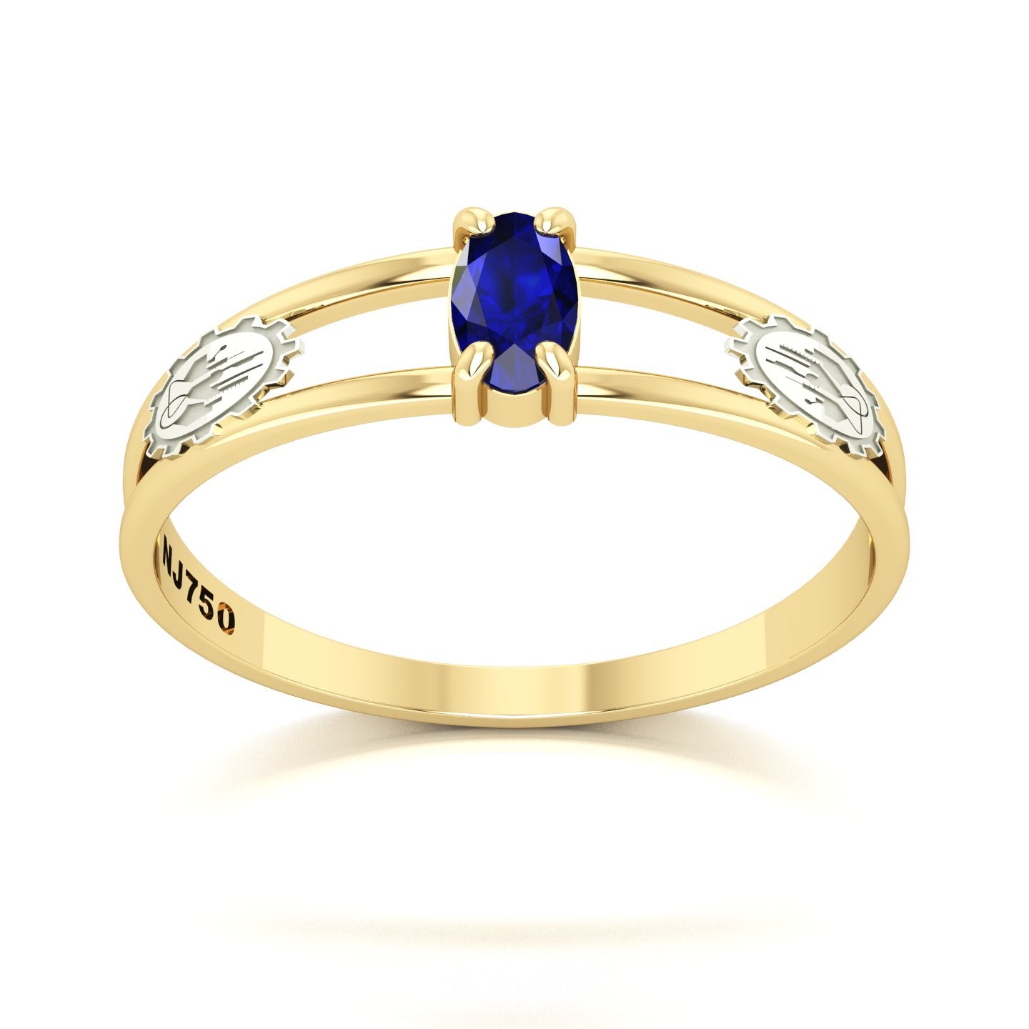 Anel de Formatura de Engenharia Química Nexus III Ouro 18k
