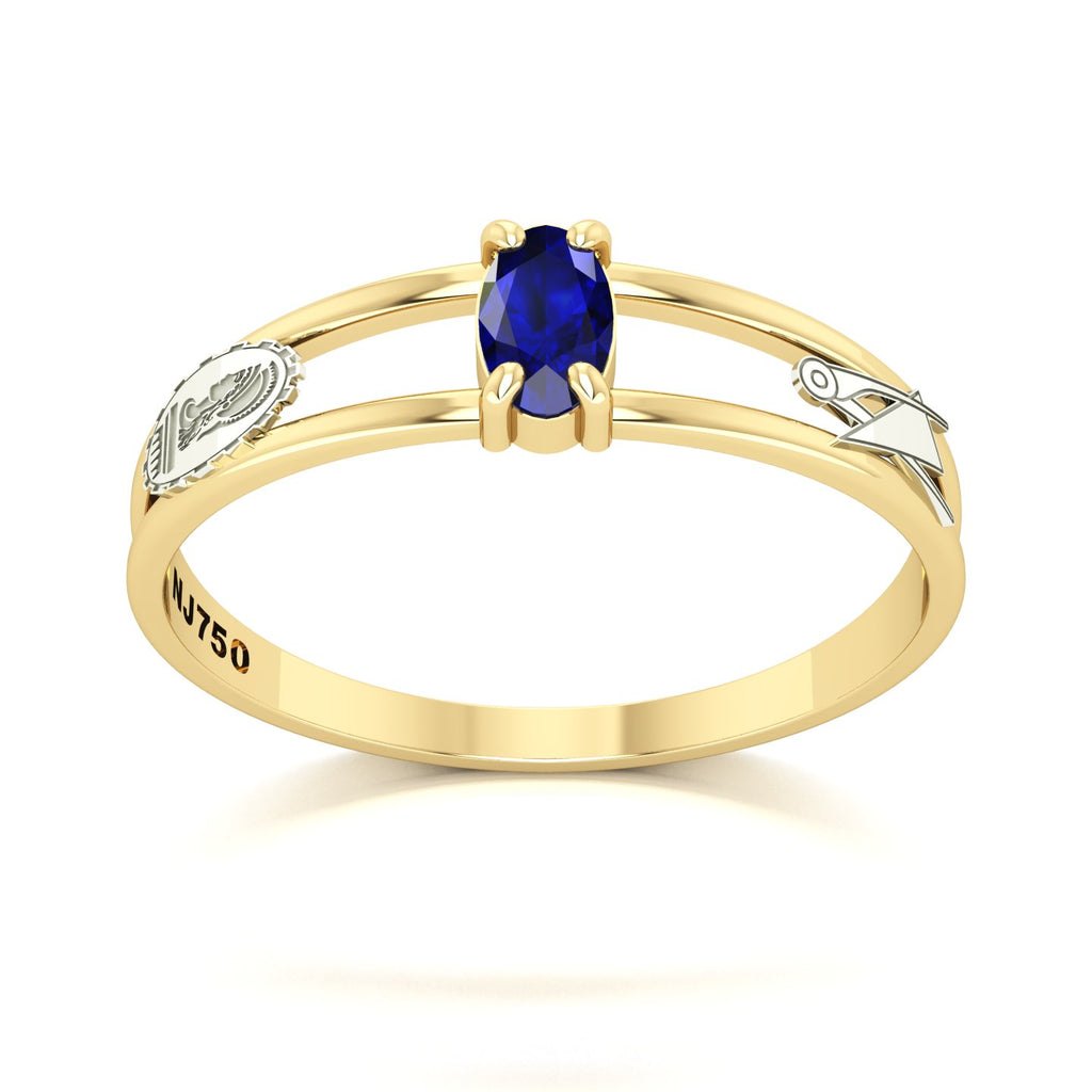 Anel de Formatura de Engenharia Civil Nexus III Ouro 18k