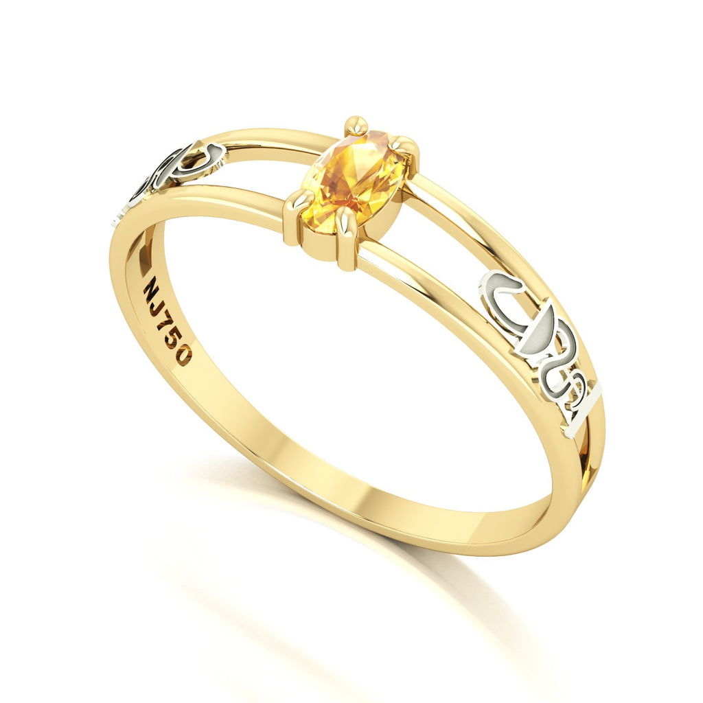 Anel de Formatura de Farmácia Nexus III Ouro 18k