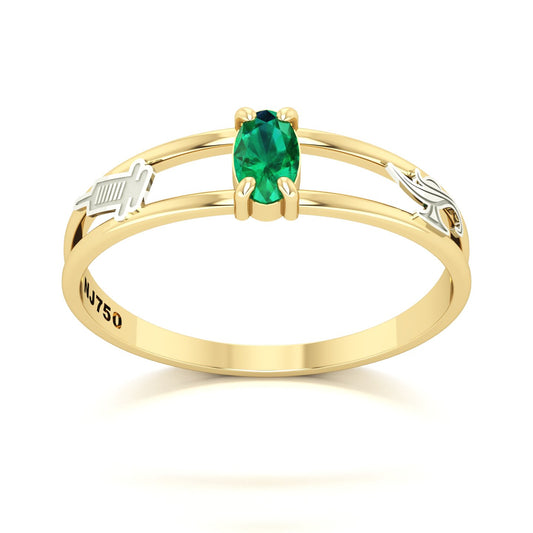 Anel de Formatura de Técnico em Enfermagem Nexus III Ouro 18k