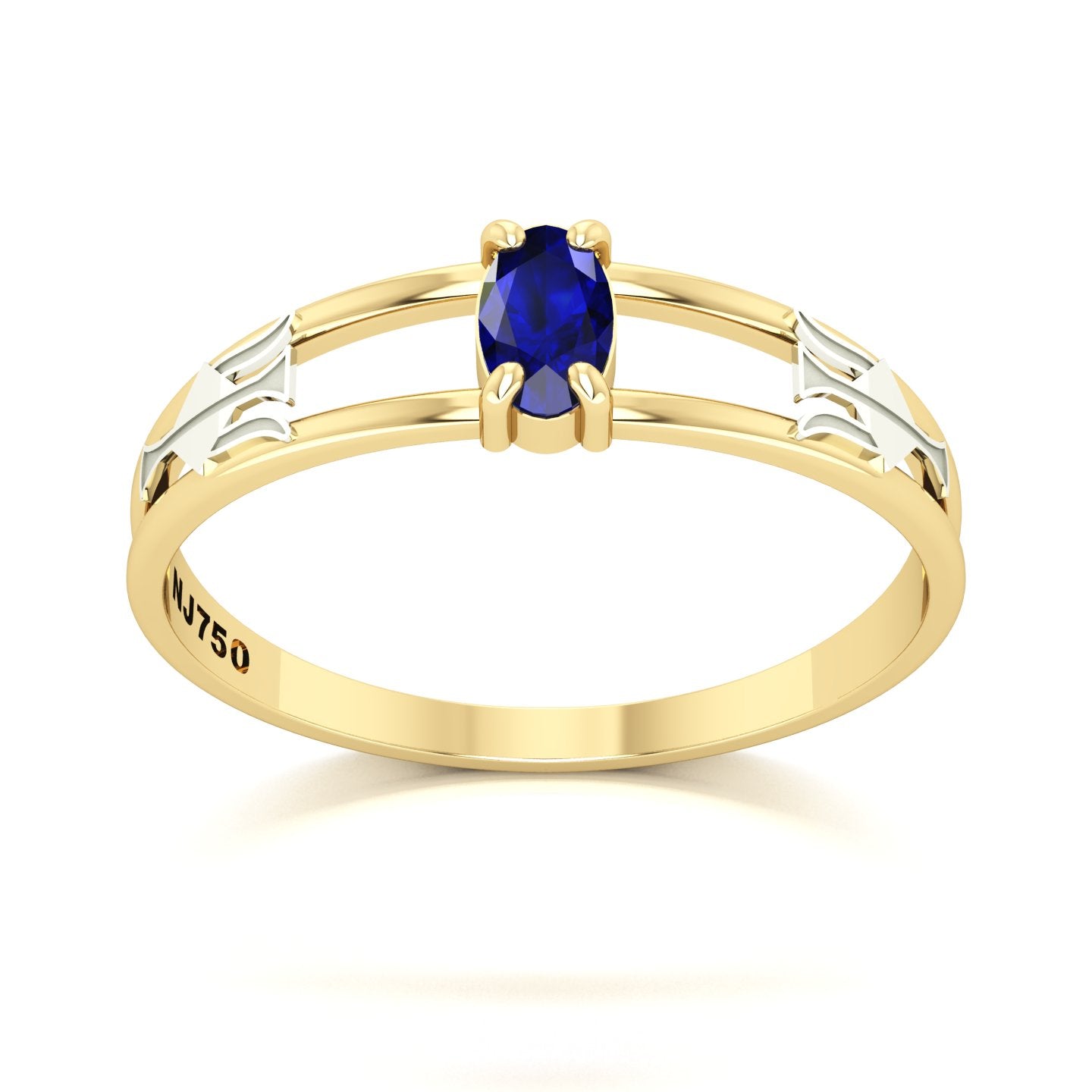 Anel de Formatura de Recursos Humanos Nexus III Ouro 18k