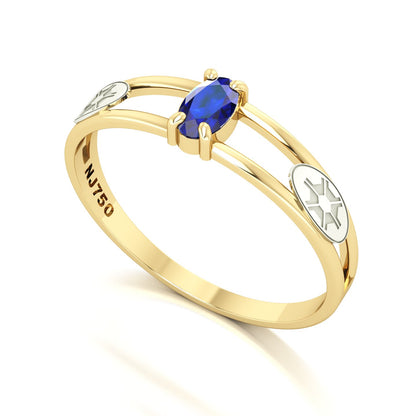 Anel de Formatura de Engenharia Agronômica Nexus III Ouro 18k