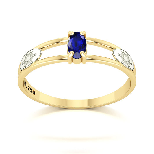 Anel de Formatura de Engenharia Agronômica Nexus III Ouro 18k