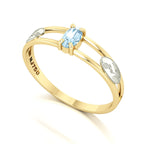 Anel de Formatura de Biologia Nexus III Ouro 18k